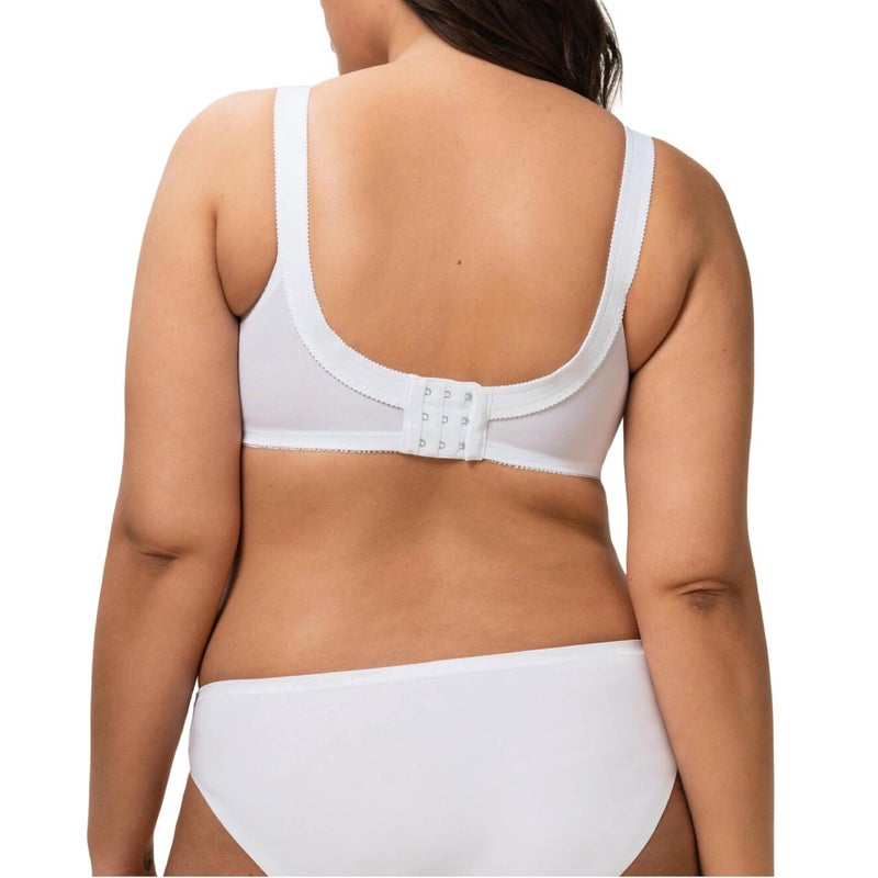 Triumph Doreen Wireless Bra for Women - Classic Full-Cup Support for Everyday Wear - White, 38H - Image 2
